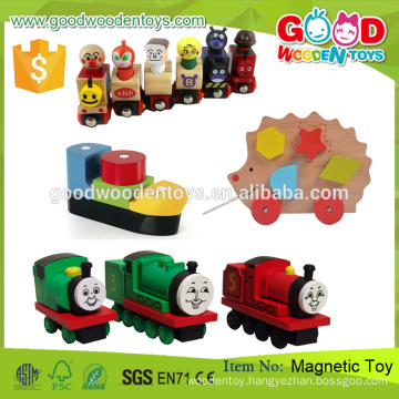 2015 New Play Thomas Train Wood Educational Magnetic Toy For Kids